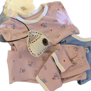 Conjunto de pijama de otoño para niños, ropa de dormir de algodón con estampado de animales de dibujos animados para niños y niñas, talla de 80cm a 170cm - Product Image 5