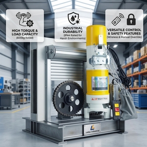 Motore per Serranda Avvolgibile Tagliafuoco 600kg 220V, Operatore Automatico Silenzioso con Motore a Nucleo in Rame per Hotel e Negozi - Product Image 1