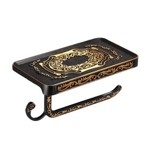 KEGAO Portarotolo da Parete in Alluminio Senza Foratura <span class=keywords><strong>per</strong></span> <span class=keywords><strong>Bagno</strong></span>, <span class=keywords><strong>Porta</strong></span> <span class=keywords><strong>Carta</strong></span> Igienica con Mensola <span class=keywords><strong>Porta</strong></span> Telefono - Product Image 2