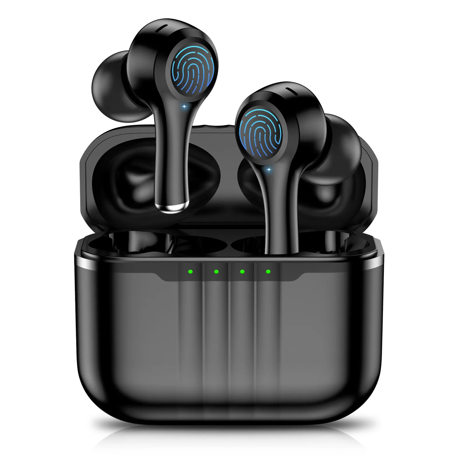 J7 TWS סוללה ארוכה אוזניות אלחוטיות אוזניות שן כחולות ENC ANC הפחתת רעש אקטיבית ביטול משחק עיכוב נמוך אוזניות מוזיקה