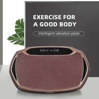 Plateforme vibrante de fitness avec panneau de contrôle LED et cordes pour l'exercice des bras