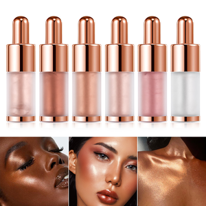 ไฮไลท์เตอร์แบบน้ำ 6 สี สำหรับใบหน้าและผิวกาย สูตรวีแกน ปราศจากการทดลองกับสัตว์ เม็ดสีแน่น ติดทนนาน (Private Label) - Product Image 1