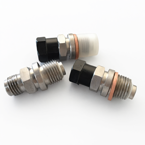 Válvula de Carga de Gas Nitrógeno de Alta Presión 31.5 MPa Roscada de Acero al Carbono para Acumulador Hidráulico - Product Image 1