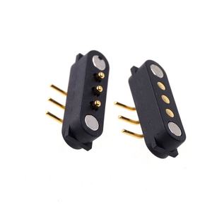 Pengisian daya pegas Drop 2A 36V Pria Wanita Horizontal melalui lubang magnetik Pogo Pin konektor <span class=keywords><strong>3</strong></span> Pin - Product Image 5