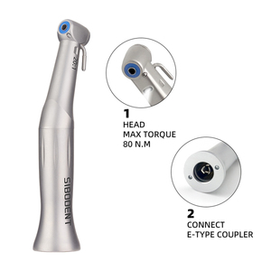 Handpiece Gigi Fit Dental, aksesoris Handpiece 20:1 kecepatan rendah reduksi kepala implan operasi kontra sudut - Product Image 4