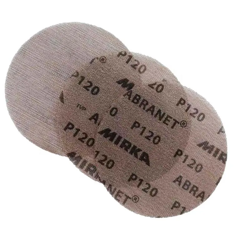 Mirka Disc Sand Mirka levigatura carta abrasiva 6 pollici 150mm ossido di alluminio anti-blocco abrasivo MIRKA disco abrasivo a maglie