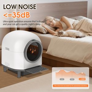 批发自动猫砂盆自清洁智能宠物厕所 ≤ ≤35dB 低噪音 可立即发货 快速交货 B2B 供应商 - Product Image 5