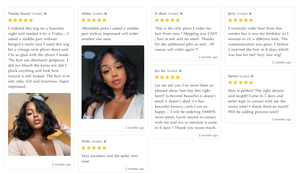 2025 Mới Xu Hướng Người Nổi Tiếng Tóc Phong Cách Thời Trang 100% Brazil 100% Brazil Tóc Con Người Dài Lỏng Lẻo Sóng Bob Phía Trước Ren Rìa - Product Image 6