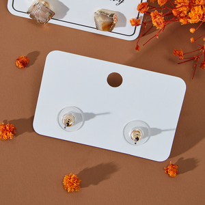 Anting Stud Batu Turmalin Hitam Alami Bentuk Tidak Beraturan Kristal Amethyst Kuarsa Dengan Cincin Emas Anting Stud Batu Penyembuh Perhiasan - Product Image 6