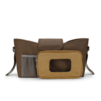 Accessoires universels pour poussette, organisateur pour bébé unisexe, sac suspendu portable en polyester 300D, logo personnalisé