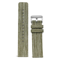 Ventes directes d'usine sangles de remplacement à dégagement rapide boucle en tissu toile Durable bracelet de montre en Nylon 18mm 20mm 22mm boucle en acier