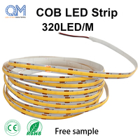 Bande lumineuse LED COB linéaire architecturale 24V 8mm 6000K Blanc froid Ruban flexible sans soudure