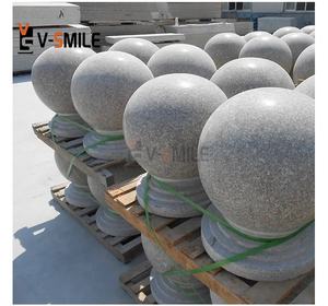 Granito Fine Quality Car <span class=keywords><strong>Block</strong></span> Parking Sphere Stone Balls for Sale - Product Image 3