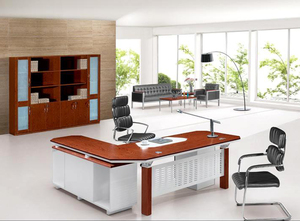 Bàn văn phòng gỗ nhỏ hiện đại L hình góc bàn quản lý văn phòng - Product Image 2