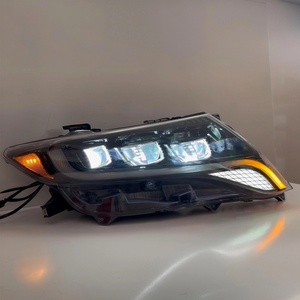 ไฟหน้าโปรเจคเตอร์ LED สำหรับรถยนต์โตโยต้า เวนซ่า ปี 2009 2010 2011 2012 2013 2014 2015 โครงสีดำ เลนส์ใส - Product Image 6