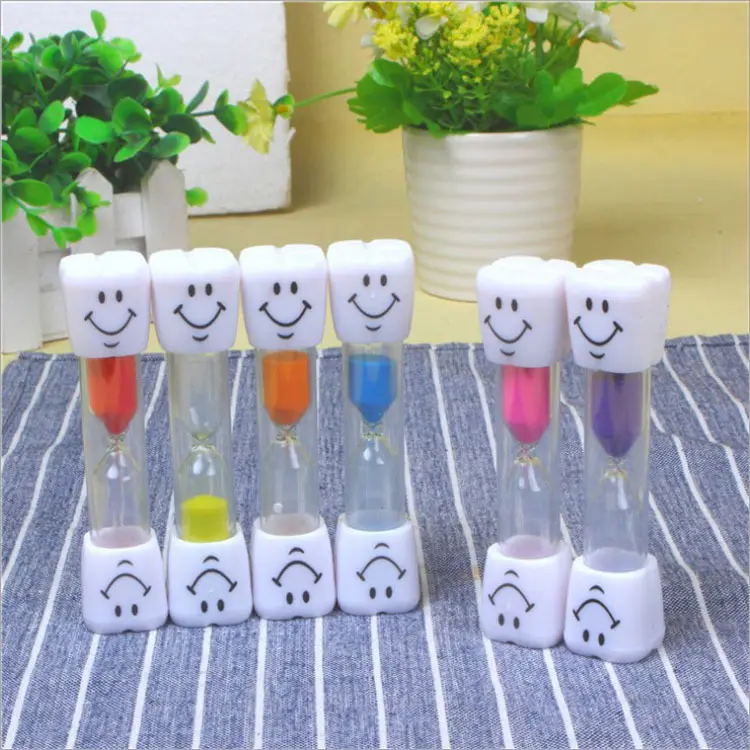 Happy Molar Sand Timer Großhandel Zeit Timer 3 Min Kunststoff Sanduhr Günstige Git Zahn Sand Timer