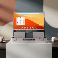 Hub de divertissement portable tout-en-un 27 pouces, écran tactile Android 14, haut-parleurs doubles 45W pour une utilisation en voyage en extérieur