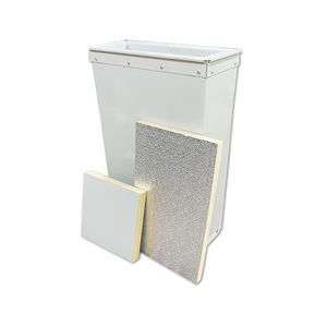 Панель из фенольной пены для теплоизоляции, прямоугольный воздуховод для кондиционера, предварительно изолированный воздуховод для систем вентиляции и кондиционирования воздуха - Product Image 1