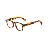Montures de lunettes de lecture optiques en acétate de forme carrée classique de haute qualité personnalisées par les marques
