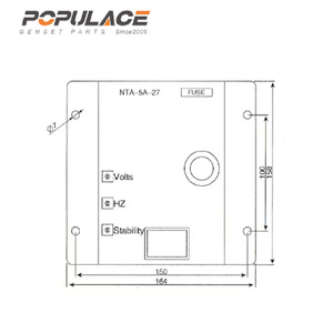 Carte régulatrice de tension Populace As-5-203S pour accessoires de groupe électrogène à essence - Product Image 4