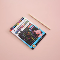 Pas cher enfants anime aquarelle école mini écologique magique croquis a4 art livre eau carnet de croquis enfants coloriage dessin livre