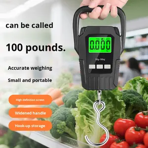 पोर्टेबल इलेक्ट्रॉनिक हुक स्केल होम उपयोग सामान एक्सप्रेस डिलीवरी माशिंग स्केल हैंडहेल्ड परिशुद्धता स्प्रिंग स्केल - Product Image 1