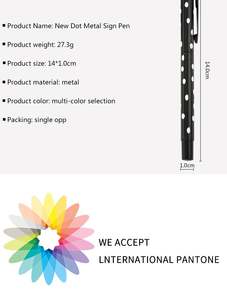 Bolígrafo de Metal con Punta de Rodillo y Bolígrafo, Marca Huahao, Fabricante Profesional de Bolígrafos para Firmar, para la Escuela y Oficina, con Logotipo Personalizado - Product Image 5