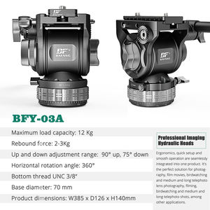 Cabezal fluido <span class=keywords><strong>de</strong></span> vídeo AOPUTA para trípode <span class=keywords><strong>de</strong></span> cámara, cabezal <span class=keywords><strong>de</strong></span> bola panorámico pequeño con placa <span class=keywords><strong>de</strong></span> liberación rápida, equipo <span class=keywords><strong>de</strong></span> filmación - Product Image 6