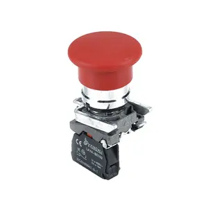 LAY4-BC42 red flush emergency push button switches head switch lockout