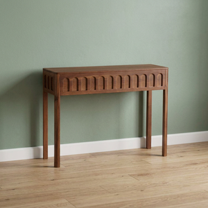 Classic Vintage <b>Slim</b> Solid Wood <b>Console</b> <b>Table</b> with Elegant Finish for Living Room Bedroom Entryway and Stylish Home Decor - Product Image 1