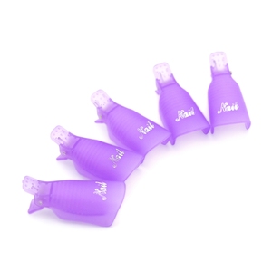 Professional 10pcs/set Plastic Nail Soak Off Cap Clips UV <b>Gel</b> Polish Remover Clip Manicure Wraps for Fingers Salon Wholesale - Product Image 2