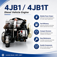 Moteur de véhicule diesel ISUZ 4JB1 4JB1T, refroidi par eau, 3600 tr/min, 4 cylindres, 4 temps, injection directe, 2,8 L, EPA Tier 2, pick-up, SUV