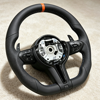 Volant sport à fond plat personnalisé pour BMW F25 F26 F30 F31 F32 F34 F35 F36 M3 F80 M4 F82 F10 F15 F16 F20 F22
