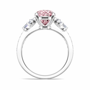 Nouvelle bague de fiançailles en forme de goutte d'eau 10 * 14 pour femmes, argent 925, maille rouge, diamant en forme de goutte d'eau, bijoux pour femmes - Product Image 1