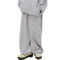 Personnalisé de haute qualité pour hommes logo brodé streetwear pantalons de survêtement hommes surdimensionné sport jogger pantalons de survêtement vêtements de sport pour hommes