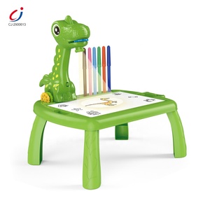 Chengji-Juguetes Educativos de dibujo de <span class=keywords><strong>dinosaurio</strong></span> <span class=keywords><strong>para</strong></span> niños, <span class=keywords><strong>proyector</strong></span> led, pintura, mesa de dibujo de arte - Product Image 1