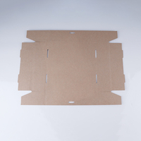 Lot de stock de boîtes à lunch en papier ondulé pliables écologiques pour la restauration rapide, les plats à emporter, les fêtes