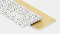 Desain Paten Cetakan Pribadi B608 Keyboard Actto 2.4G USB Receiver+BBT 5.2+Kabel Scissor Silent Full-size Ultra-Thin KC CE RoHS