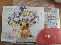 Lot de 2 cartes Elite Trainer Prismatic Evolutions scellées en usine, version américaine, Pokémon, 100 % authentiques