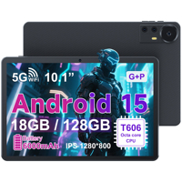 Tableta Portátil Android 16 de 10.1 Pulgadas de Fábrica OEM, 18 GB de RAM, 128 GB de Memoria, Batería de 6000 mAh, WiFi, con Teclado, Tableta PC Empresarial