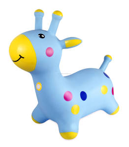 Girafe sauteuse gonflable pour enfants, animaux de ferme en PVC, prix de gros bon marché, jouet mignon pour enfants - Product Image 4