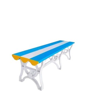 Abs Thickened <b>Plastic</b> Long Bench Waterproof Shoe Changing Stool For Swimming <b>Pools</b> Gyms Stadiums Changing Rooms Bathrooms - Product Image 2