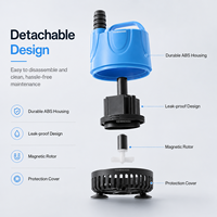 Pompe à eau submersible à aspiration par le bas 10W/18W/25W/45W/60W pour aquarium, réservoir de poissons, hydroponie, fontaine