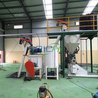 RICHI Usine complète de fabrication de granulés d'aliments pour animaux à petite échelle et faible coût, 1-2 T/H, pour l'alimentation animale