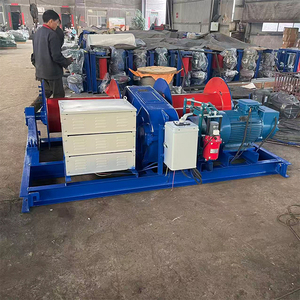 Treuil électrique haute vitesse type JK 380V, 5 <span class=keywords><strong>tonnes</strong></span>, câble métallique, nouveau prix en Chine - Product Image 6