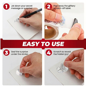 Pegatinas holográficas para raspar con diseño de hongos, etiquetas autoadhesivas para desafíos de ahorro, organizadores de dinero y tablas de recompensas - Product Image 6