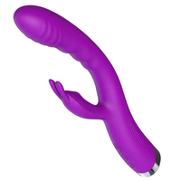 Leistungsstarker Rabbit-Vibrator G-Punkt Stiller Paar-Masturbator Sexspielzeug Rabbit-Vibrator für Frauen Dildo Klitoris-Masturbation