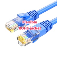 Câble réseau Ethernet RJ45 Cat5e UTP 4 paires 24AWG Cordon de raccordement
