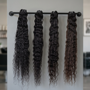 100% Raw Virgin Indian Hair Bundles Cheap Kinky Curly Weaving Black Women Cuticle Aligned Human Hair Natural Color Straight - Product Image 1