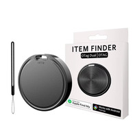 Traceur GPS intelligent F8 double système Android Airtag pour animaux de compagnie, localisateur mondial MFI, chercheur de clés et de sacs compatible Apple Find My Device